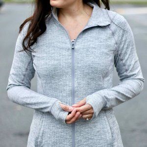 Old Navy Herringbone Active Zip-Up Jacket